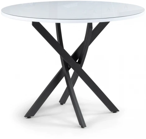Стол Лауриц черный / белый 504212 Woodville