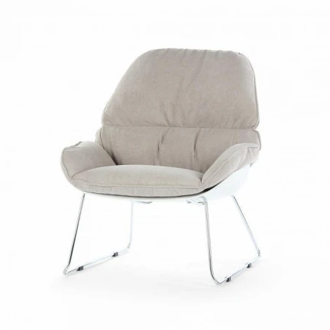 Кресло Bay Светло-серая ткань