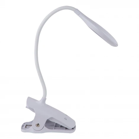 Настольная лампа на прищепке Uniel ULM ULM-D601 8W/3000-6000K/DIM WHITE