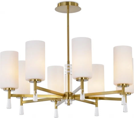 Потолочная люстра на штанге Freya Chic FR2031PL-08BS (220V, круглые)