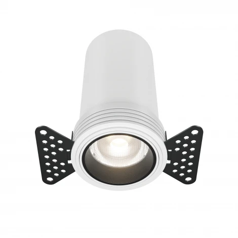 Встраиваемый светильник светодиодный под гипсокартон Maytoni Focus Led DL125-L12-4K-TRS-W