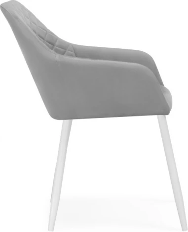 Кресло Стив (Стив светло-серый / белый) Notta арт.570172