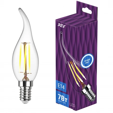 Лампочка светодиодная филаментная REV 32496 6