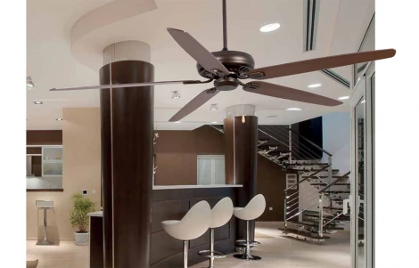 Потолочный вентилятор матовый коричневый 1780 мм IP20 Faro Nisos 33363FAR