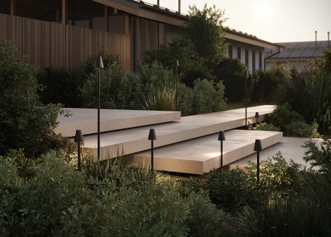 Грунтовый светильник Maytoni Outdoor Cane O504FL-L1B3K