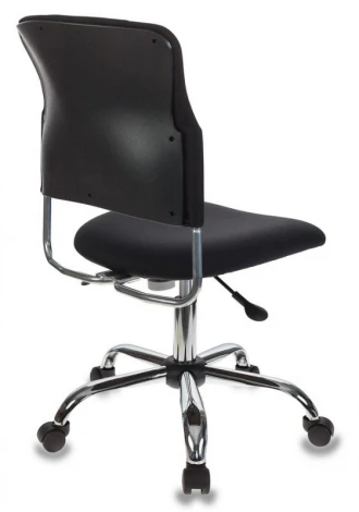 Кресло Бюрократ CH-322SXN черный 26-28 крестовина металл хром