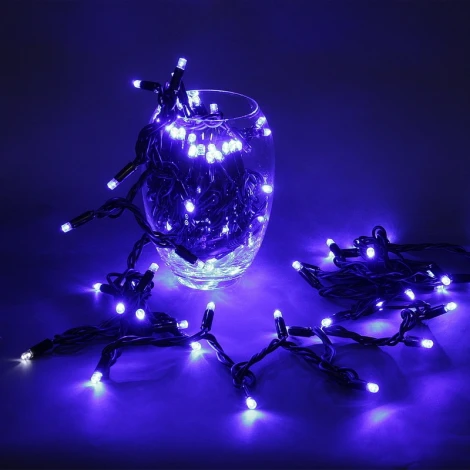 Гирлянда светодиодная 10 м Sneha A-026A BL/W FLASH