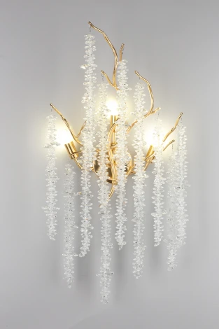 Бра Aployt Paulina APL.848.01.03 (220V, хрусталь, подвески, ветки)