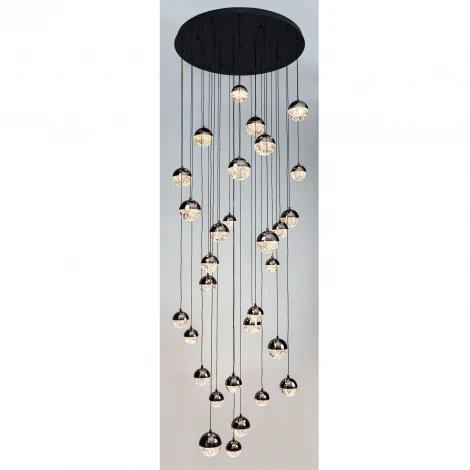 Подвесной светильник светодиодный с пультом с регулировкой цветовой температуры Modelux MODELUX ML.2408.30 BK