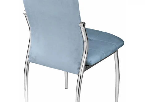 Обеденный стул на металлокаркасе Woodville Farini blue 11845