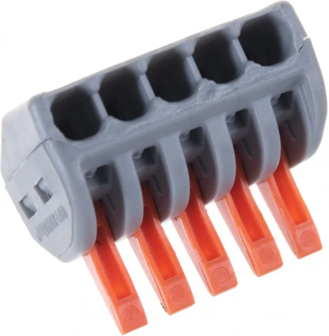 Клемма рычажковая 5-и проводная Stekker 32422