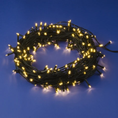 Гирлянда светодиодная, 10м. 100 светодиодов, теплый белый свет. ULD-S1000-100/DGA WARM WHITE IP20