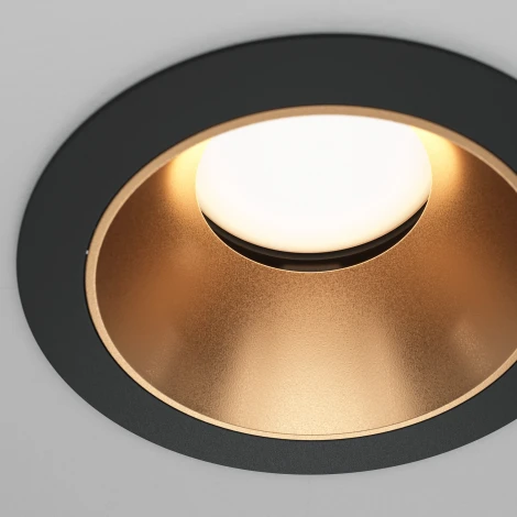 Встраиваемый светильник Share GU10 1x10Вт Maytoni Technical DL051-U-1BMG (220V, круглые)