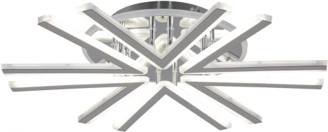 Потолочная люстра светодиодная на штанге с пультом Reluce 09824-3.3-06C CR (RGB) (220V)