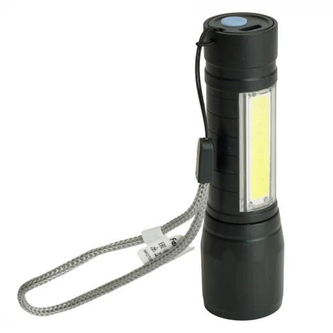 Фонарь ручной с аккумулятором USB ZOOM Feron TH2408 51118
