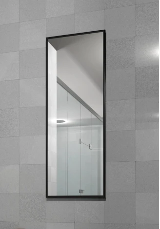 Зеркало настенное в раме Сельетта-6 ,черный 110 см х 40 см от фабрики Mebelik