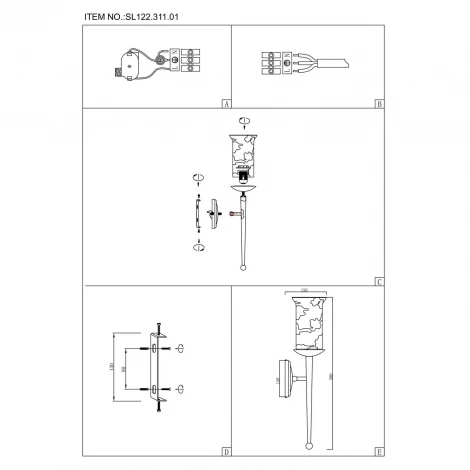 Бра ST Luce Ancora SL122.311.01