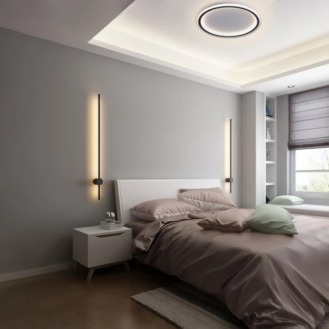 Настенный светодиодный светильник Feron 48034 AL171 20W 4000K черный (220V)