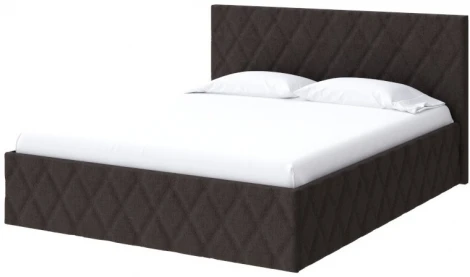 PROxSON Кровать Fresco (Ткань: Рогожка Тетра Брауни) 160x200