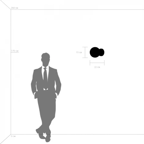 Бра Lightstar Beta 785617 (220V, шар)