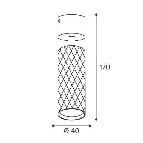 Спот Wolta WSL-MR11/S17BG под лампу MR11 с цоколем GU10 Черный / золотой PICCOLE
