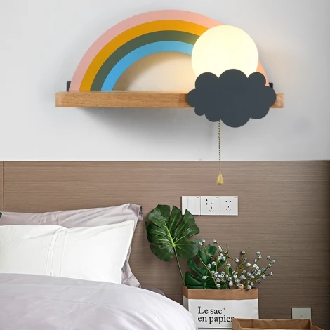 Настенный светильник (бра) Rainbow Kids Wall ImperiumLoft Rainbow-Kids-Wall01 (151333-26) (для детской, 220V, выключатель, шар)