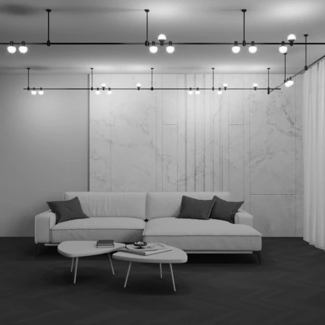 Трековый светильник магнитный 24V 5W Maytoni Luna TR149-1-5W4K-B (LED, шар)