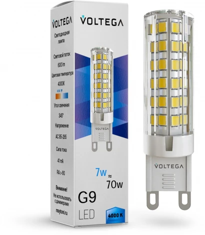 Светодиодная лампа Voltega Simple 7188 Capsule 7W 4000K G9
