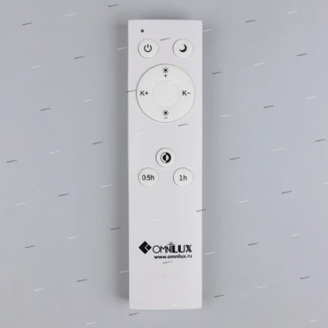 Потолочный светильник круглый Omnilux Biancareddu OML-47707-60 (LED, 220V, пульт управления)