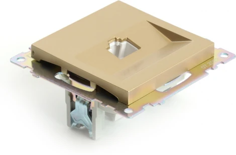 Розетка Ethernet RJ-45 (золото) Stekker Катрин 49227