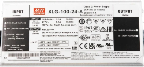 Блок питания IP67 Meanwell 60W Favourite 2001-DC-050