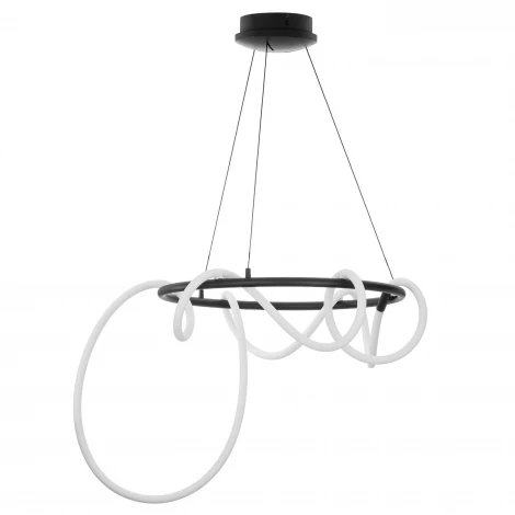 Подвесной светильник с гибким неоном и пультом Citilux Python CL220261 (регулировка яркости, LED, на тросе)