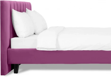 Кровать Queen II Sofia L 1600 ОГОГО (арт.577508), (Ткань/Розовый)