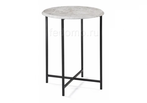 Журнальный столик Манеттия мрамор белый
