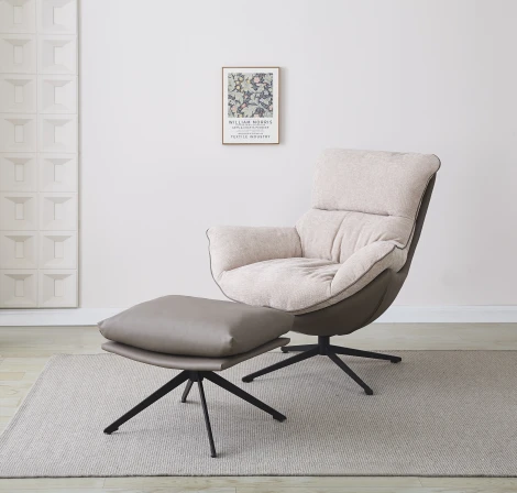 Оттоманка HUG латте, экокожа Bradexhome арт.FR 1012