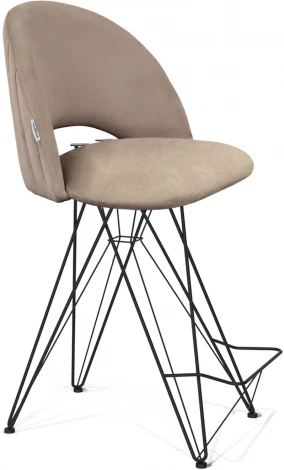 Стул полубарный SHT-ST34-1/S66-1 латте/чёрный муар Sheffilton 8914062601