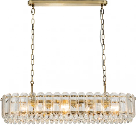 Подвесной светильник 12039/10PL Brass Indigo Brilliante V000427 (220V, на цепи)