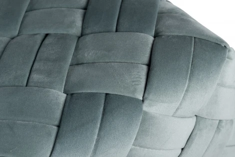 Пуфик Garda Decor N-OT-100 MNT BL (Черный/Мятный)