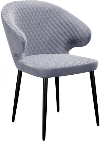 Стул DikLine 355 микровелюр Z46 перламутр, ножки черные