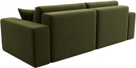 Диван прямой Лига-036 НПБ Классик (Зеленый/Микровельвет) Лига Диванов арт.121300