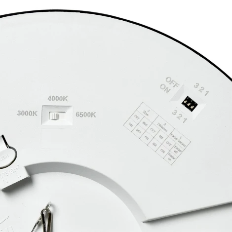 Потолочный светильник Sonex Nebula Black 7788/24L пластик/белый/черный LED 24Вт 3000/4000/6500К CCT/датчик движения