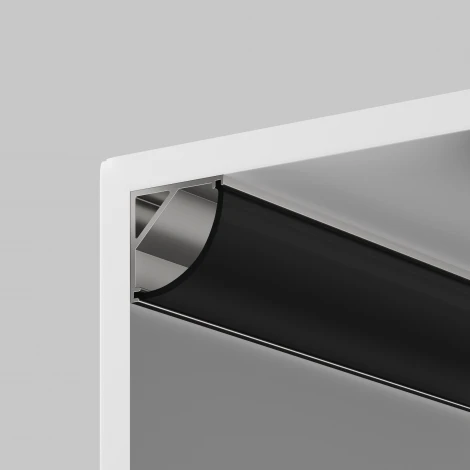 Рассеиватель для профиля 16×16 дуга, черный, 2 м Maytoni 642027