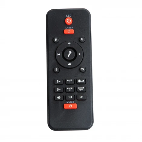 Светодиодный светильник-проектор с Bluetooth. проекция "Звездное небо", встроенный MP3 проигрыватель, 2 колонки, USB разъем. Пульт ДУ (в/к) Volpe ULI-Q333 6W/RGBW BLACK