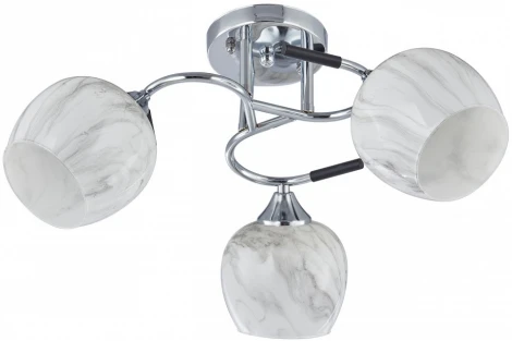 Потолочная люстра на штанге Arte Milano AMALFI-327985 327985/3 CR+BK (220V)