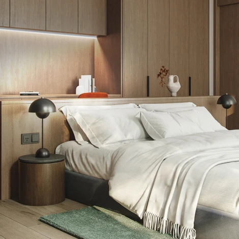 Настенный светодиодный светильник линейный Feron AL5038 48144 6500K 16W с выключателем и сетевым шнуром (220V)