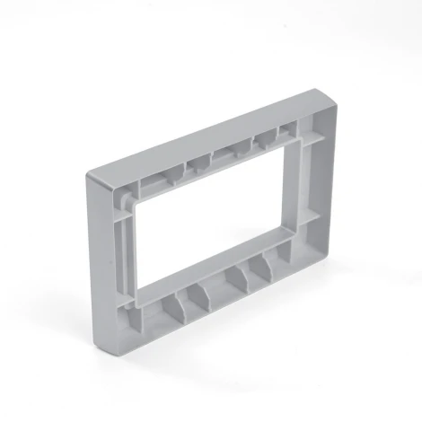 Рамка на 2 поста (серебро) Stekker Катрин 50048