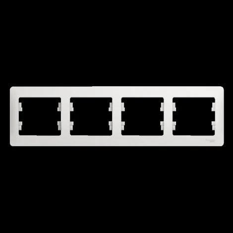 Рамка на 4 поста (белый) Systeme Electric GSL000104