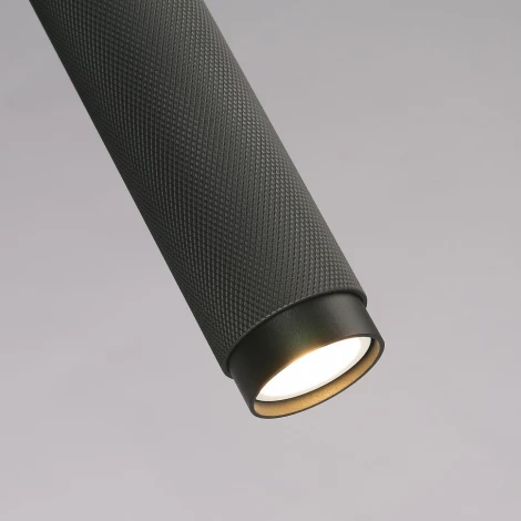 Подвесной светильник iLedex Delta 2366-1 BK+GRP (220V, на проводе, круглые)