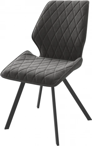 Обеденный стул МАМАДОМА Рафаэль (Металл,Велюр/Черный) 101758