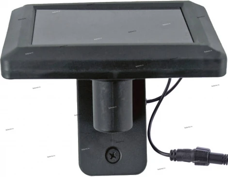 Прожектор уличный светодиодный с датчиком движения и солнечной батареей Horoz Wizard, черный, 2W, IP44, 6400K